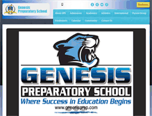 Tablet Screenshot of genesisprep.com